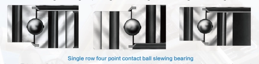 Zys Brand 12 Inch Four-Point Contact 300X475X55 mm Ball Slewing Ring Bearing with Inside Gear Single Row Bearings Inner Diameter 300mm Outer Diameter 475mm